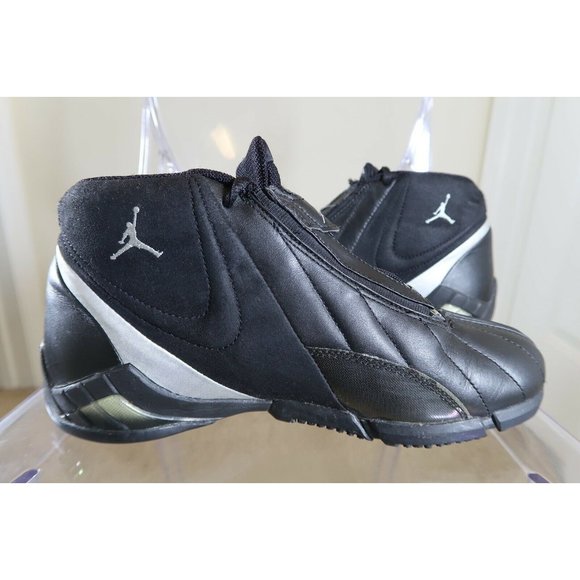 JORDAN JUMPMAN SUPER FREAK 2000 84 Moss WHT BLK SZ 7.5 VINTAGE - Picture 8 of 12